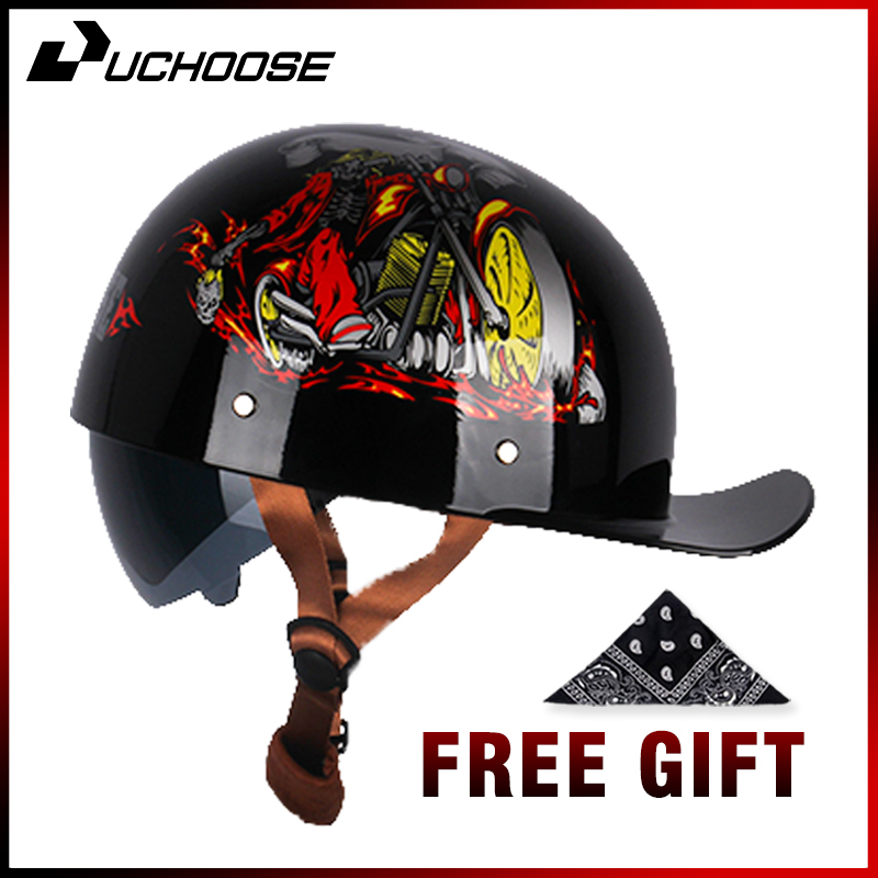 Vintage Open Face Retro Helmet - 選択-さまざまなスタイルの野球帽,レトロなビンテージスタイルのヘルメット,オープンフェイス,スクーター,クルーザー,チョッパー,ラップトップ,夏