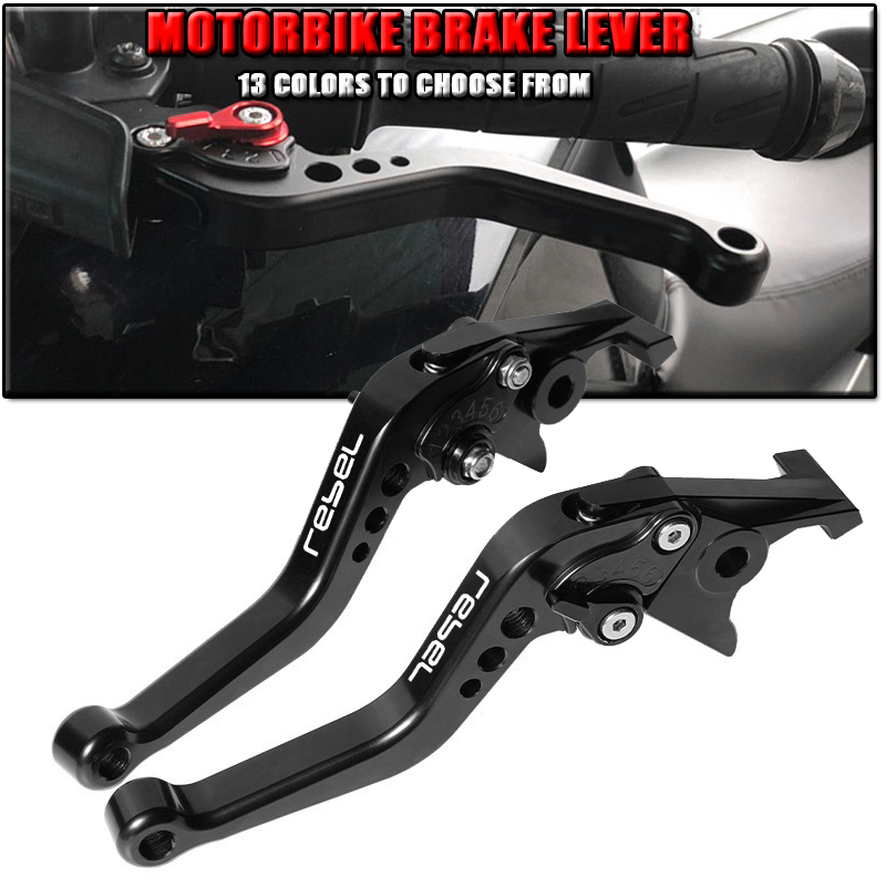 Cnc Aluminum Adjustable Brake Clutch Levers - ホンダ REBEL/CM/CMX 300/500 REBEL オートバイショートブレーキクラッチレバーアルミ CNC