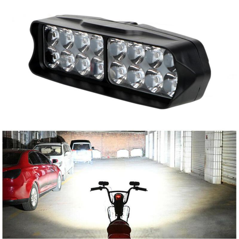 Universal Motorcycle Led Headlight Projector - LEDモーターサイクルヘッドライト,12vスポットヘッド,8 12 16,自動車用ヘッドライト,オフロード走行用