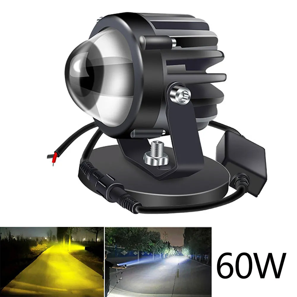 オートバイ用レーザープロジェクター,フォグライト,サイドパワ - Universal Motorcycle Led Headlight Projector のレビューと価格