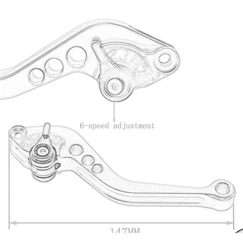 ヤマハ FZ07 FZ09 MT09 トレーサー 7 /GT - Cnc Aluminum Adjustable Brake Clutch Levers のレビューと価格