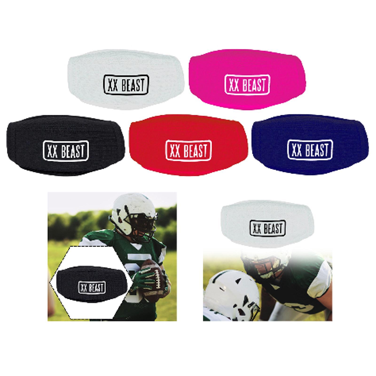 サッカー用あご当て、綿製スポーツヘルメット用あごパッド。折り - Motorcycle Helmets のレビューと価格