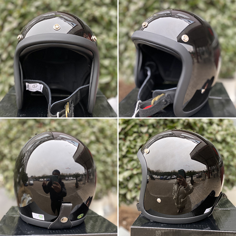 TT&COCASCOS オートバイヘルメット ジェット ヴィ - Vintage Open Face Retro Helmet のレビューと価格