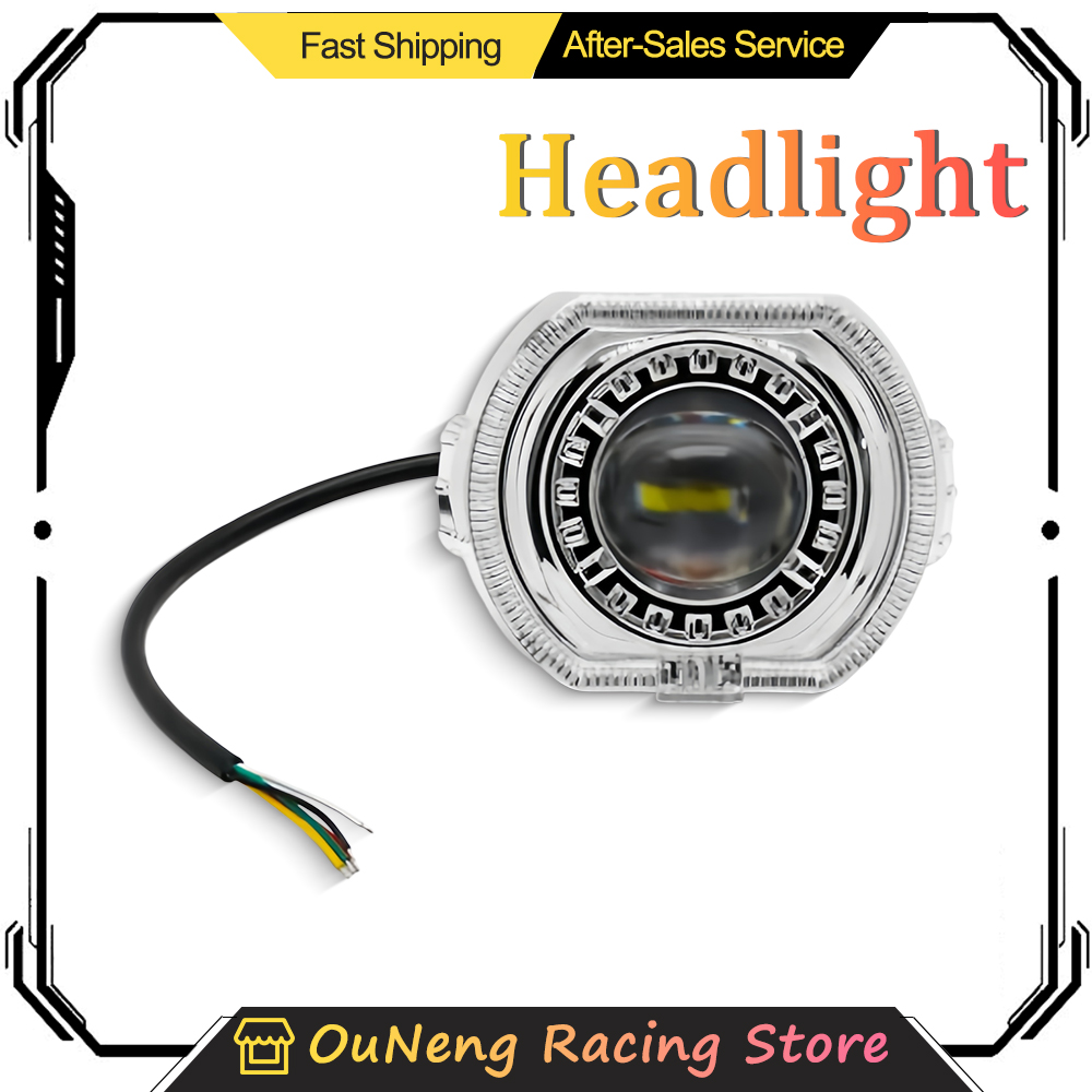 2.5インチLEDオートバイヘッドライトプロジェクターレンズ - Universal Motorcycle Led Headlight Projector のレビューと価格