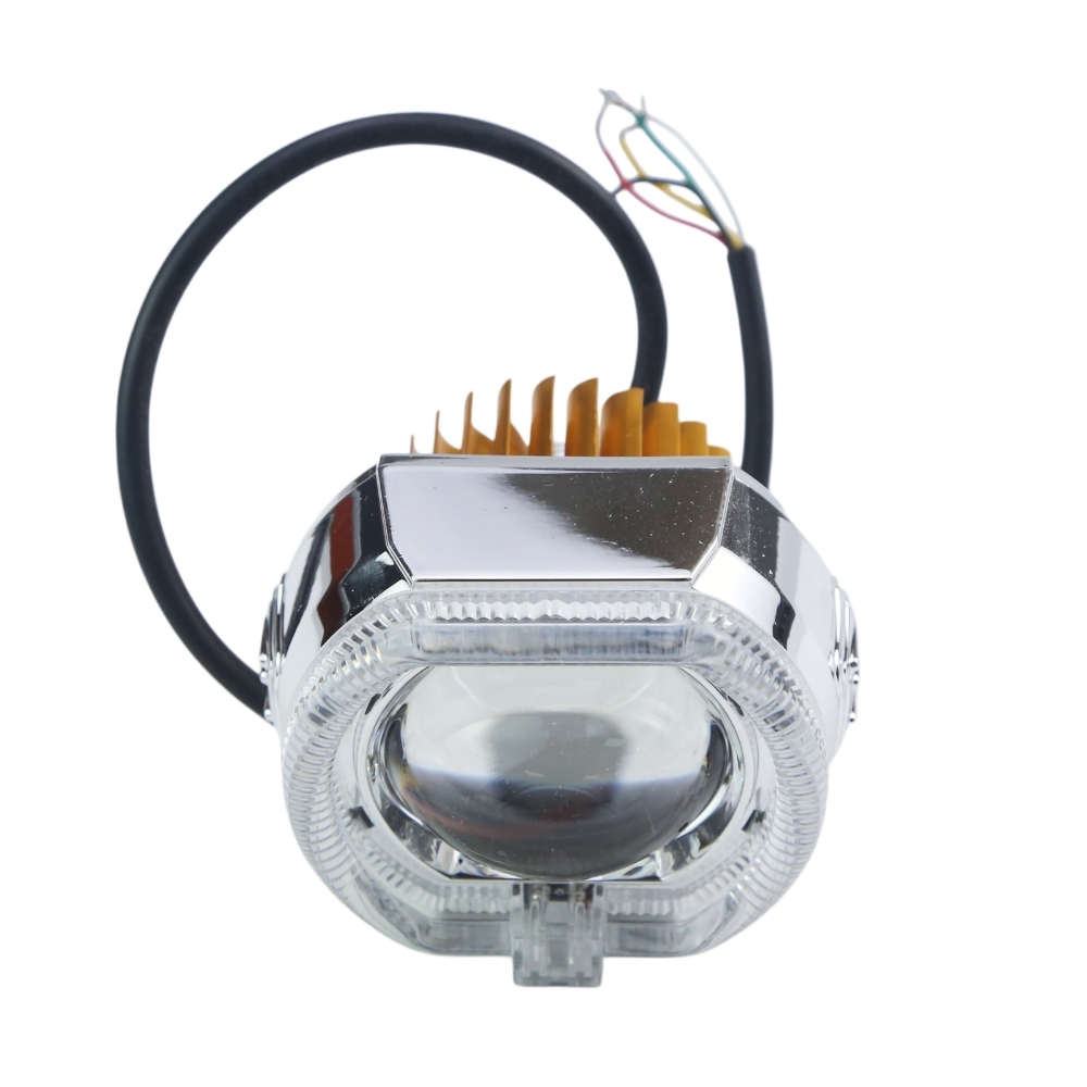 2.5インチLEDオートバイヘッドライトプロジェクターレンズ - Universal Motorcycle Led Headlight Projector のレビューと価格