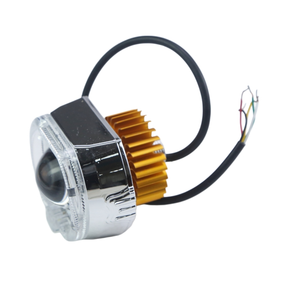 2.5インチLEDオートバイヘッドライトプロジェクターレンズ - Universal Motorcycle Led Headlight Projector のレビューと価格