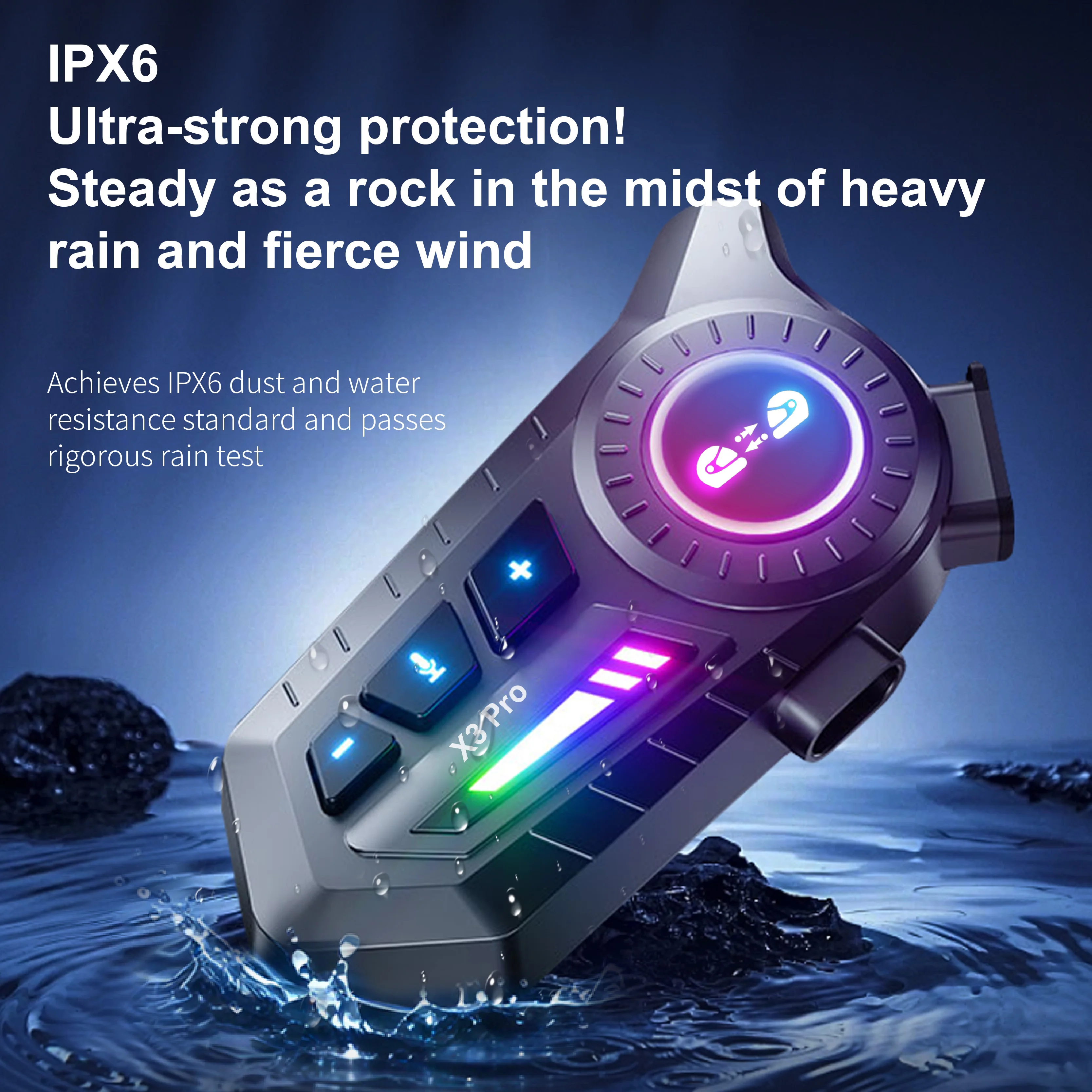 1/2 個 X3Pro Bluetooth 6.0 オートバ - Full Face Motorcycle Helmet With Bluetooth のレビューと価格