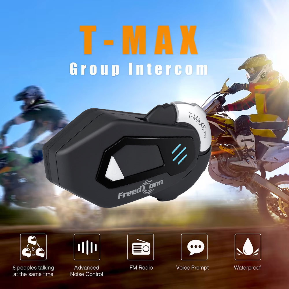 FreedConn T MAX S PRO バイク用インター - Full Face Motorcycle Helmet With Bluetooth のレビューと価格