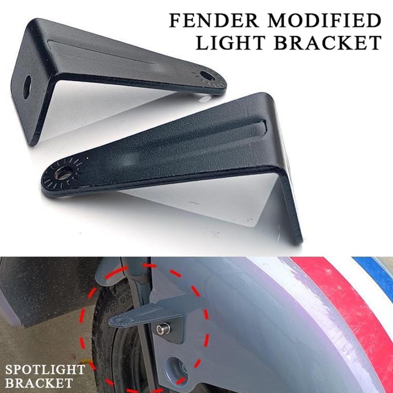 新しい 1/3 セットオートバイスポットライトホルダーユニバ - Universal Motorcycle Led Headlight Projector のレビューと価格