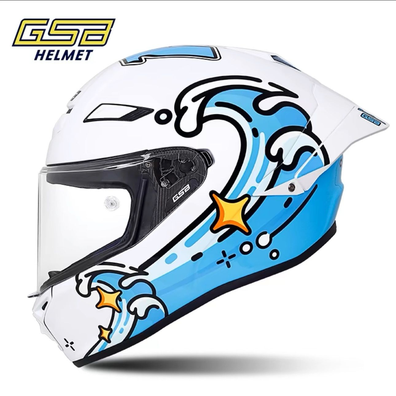 GSB カーボンファイバーヘルメット RC5 オートバイフル - Carbon Fiber Lightweight Motorcycle Helmet のレビューと価格