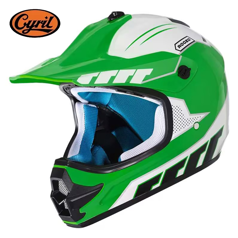 キッズモトクロスギアセット（ヘルメット、ゴーグル、グローブ付 - Off Road Motocross Helmet Goggles Set のレビューと価格