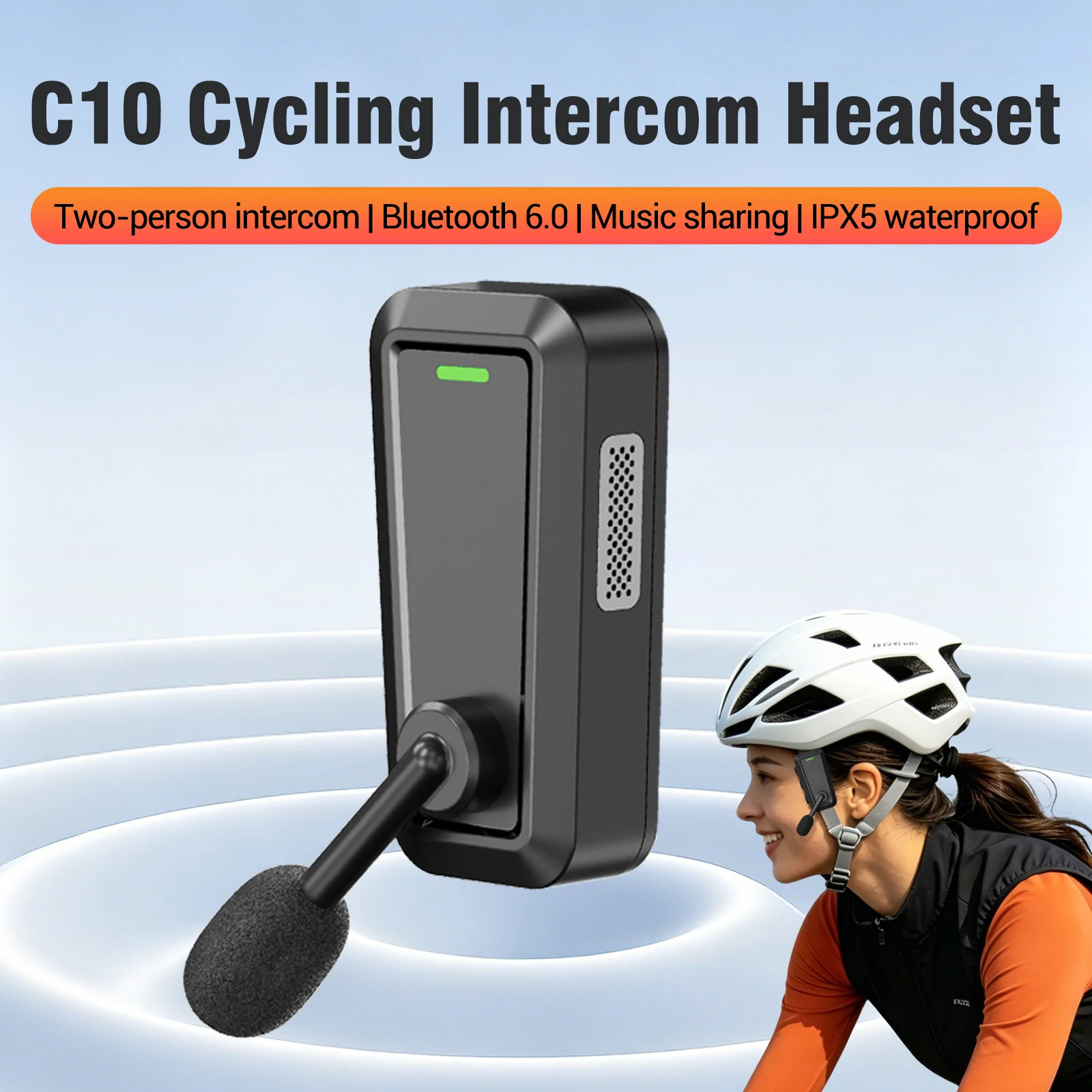 1/2 個 C10 ヘルメットインターホンヘッドセットノイズ - Universal Motorcycle Helmet Intercom Headset のレビューと価格