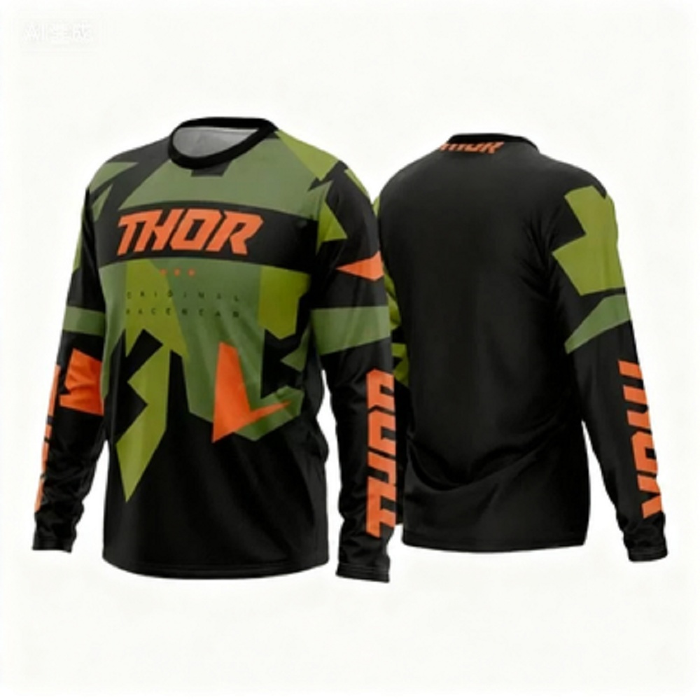 プロ仕様の長袖ライディングトップ、屋外オフロードレース用、通 - Riding Gear のレビューと価格